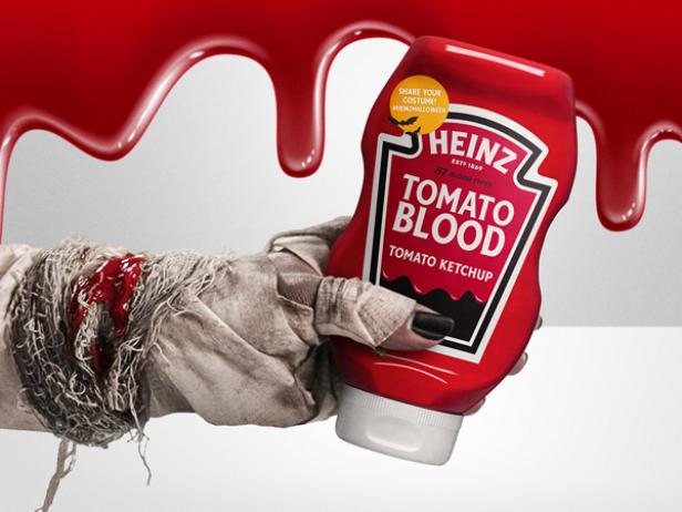heinz tomato blood ad