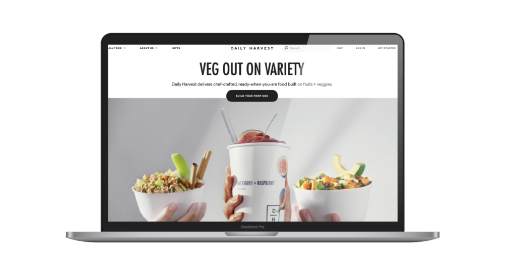 online food ecommerce website