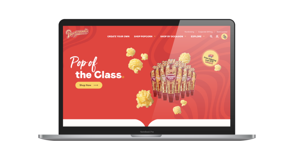 food ecommerce web example