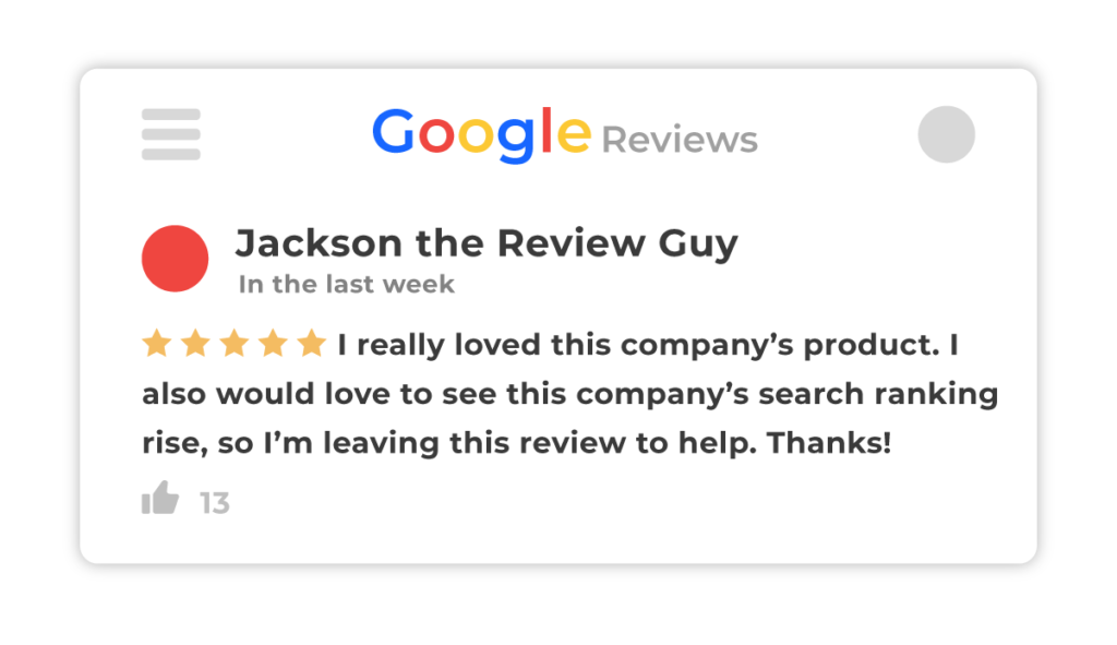 google review SEO