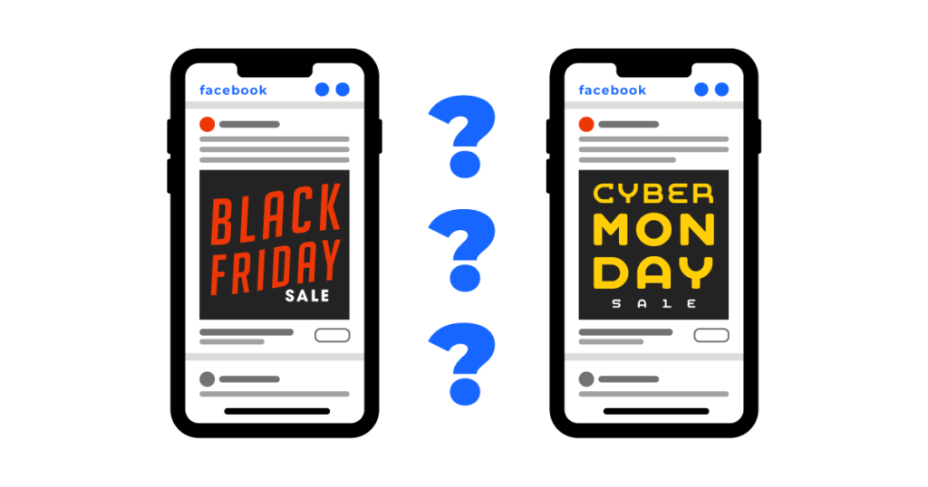 black friday cyber monday facebook advertising