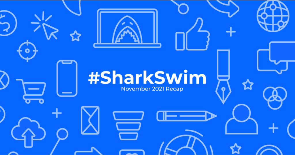 AdShark #SharkSwim Blog November 2021 header