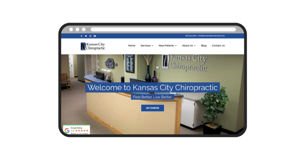 Kansas City Chiropractic website