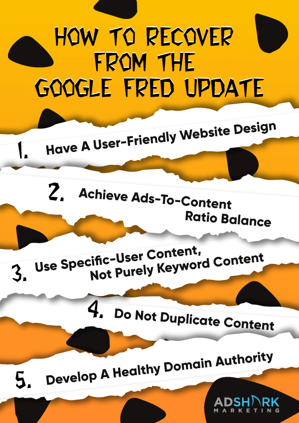 How to Recover From The Google Fred Update