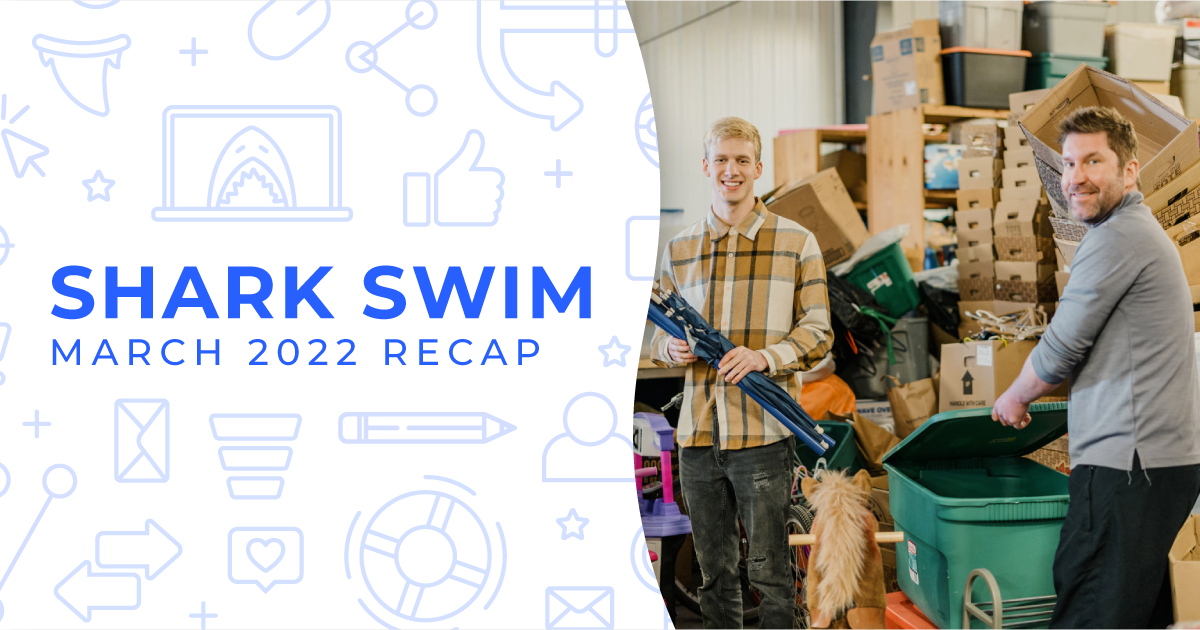 Shark Swim March 2022 recap header image