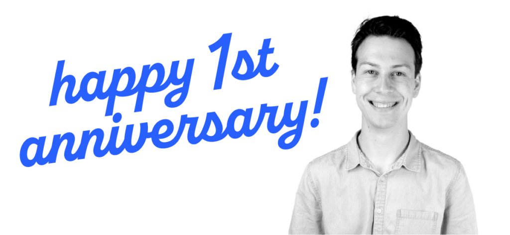 Nick Loock's 1 year anniversary at AdShark Marketing.