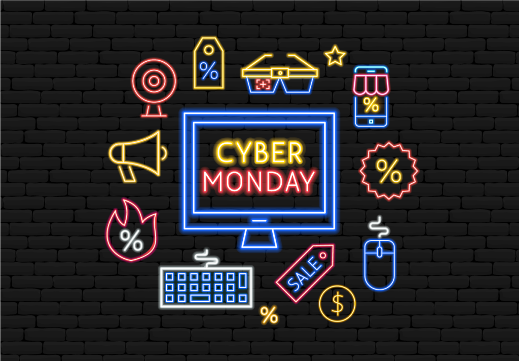 Graphic for AdSharks Black Friday and Cyber Monday campaigns