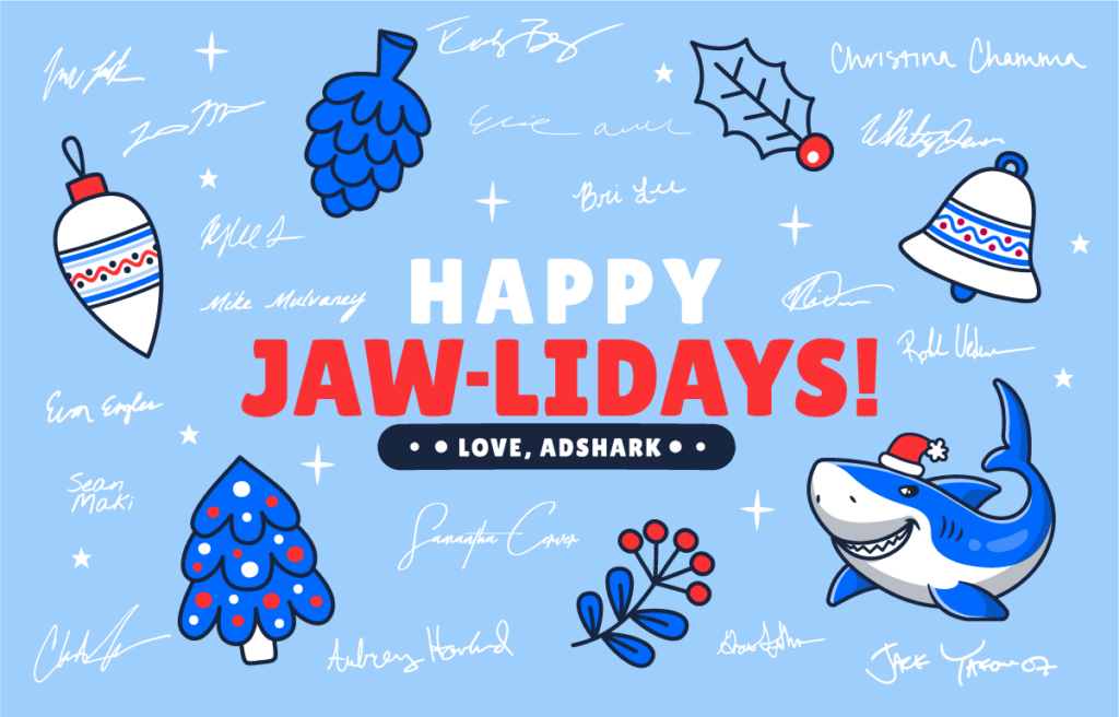 AdShark's holiday card