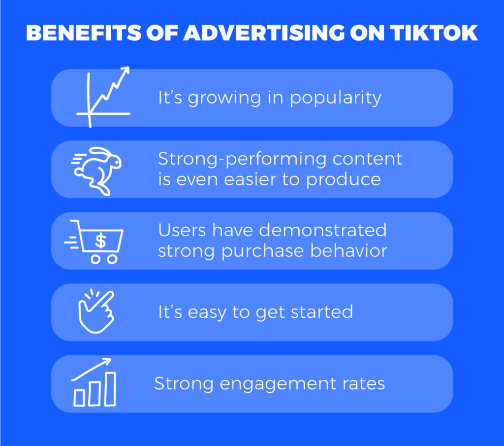 benefits of tiktok advertising