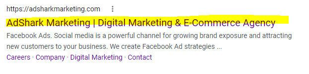 title tag example digital marketing
