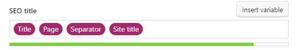 auto populated title tags on yoast