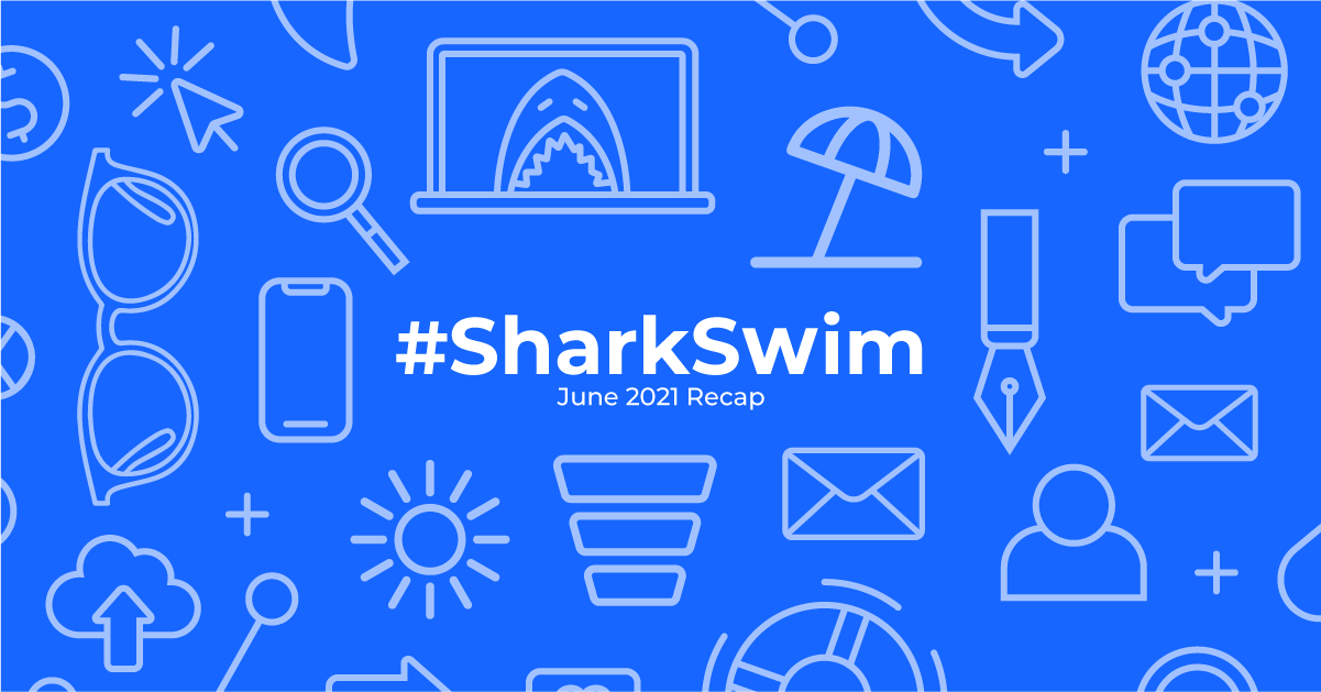 #SharkSwim June 2021 Header image