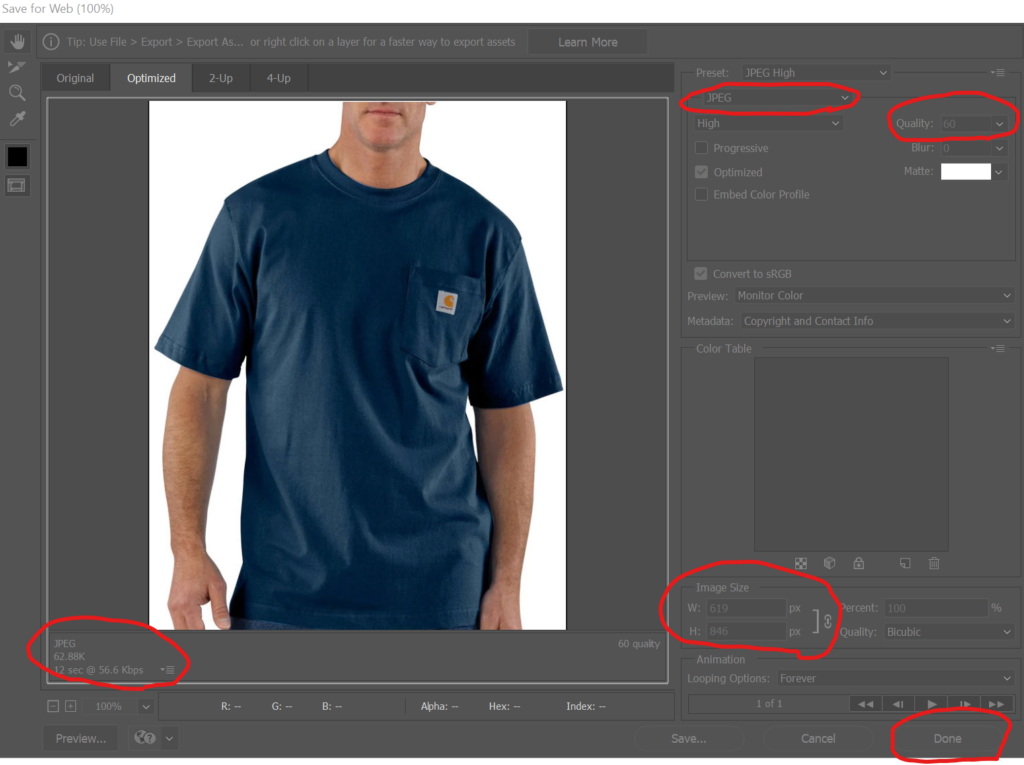 photoshop image save